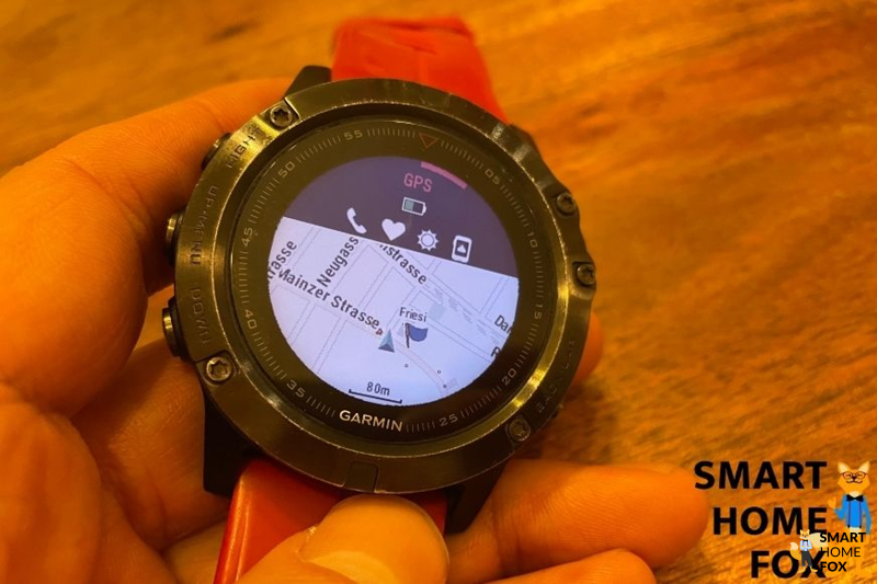 fenix 5 montre connectée cartographie